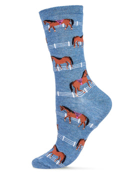 Women’s Show Pony Bamboo Socks