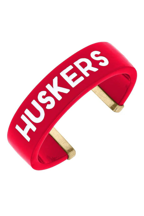 Nebraska Resin Cuff Bracelet - 2 styles