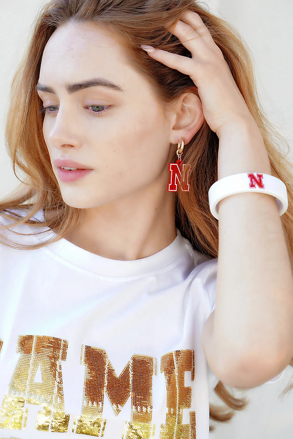 Nebraska Resin Cuff Bracelet - 2 styles