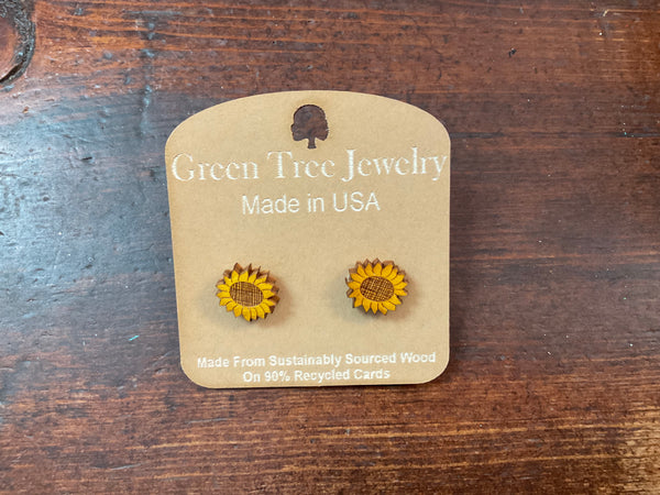 Sunflower Stud Earrings