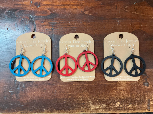 Peace Sign Earrings