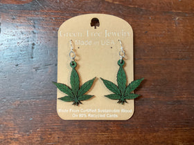 Marijuana Leaf Earrings