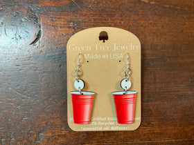 Red Solo Cup Earrings