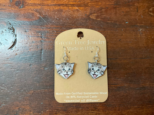 Cat Face Earrings