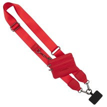 Clip and Go Phone Carrier with Pouch Red