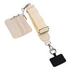 Clip and Go Phone Carrier with Pouch Taupe