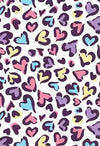 Compression Socks - Leopard Pastel Hearts