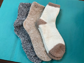 Fuzzy socks, women