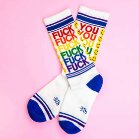 FUCK  gym crew socks