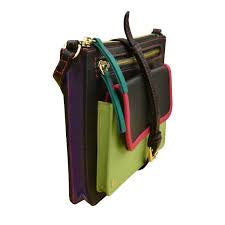 Multicolor Slim Crossbody - ili leather