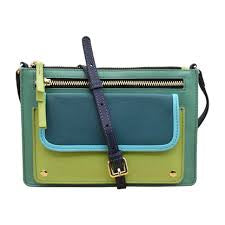 Multicolor Slim Crossbody - ili leather