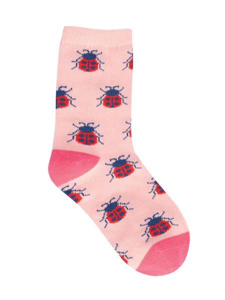Kids “Ladybug Love” Socks - Jilly's Socks 'n Such
