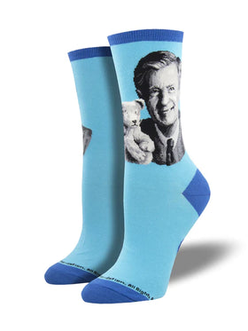 Women’s “Mr Rodgers Portrait” socks