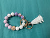 Silicone Bead Bangle Key Chain