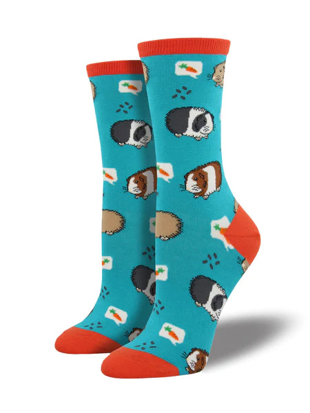 Women’s “Guinea Pigs” socks - Jilly's Socks 'n Such