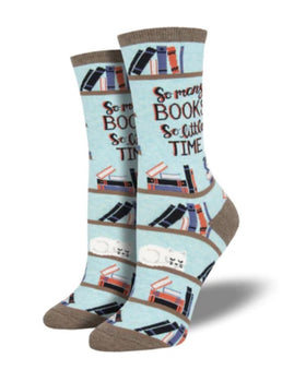 Women’s “Time For a Good Book” socks