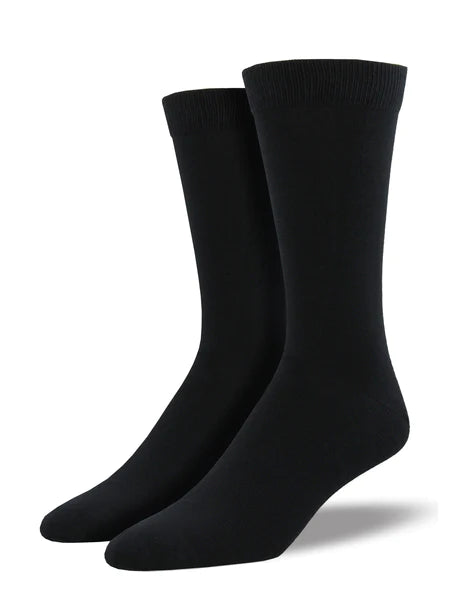 Women’s Bamboo Solid Black Socks - Jilly's Socks 'n Such