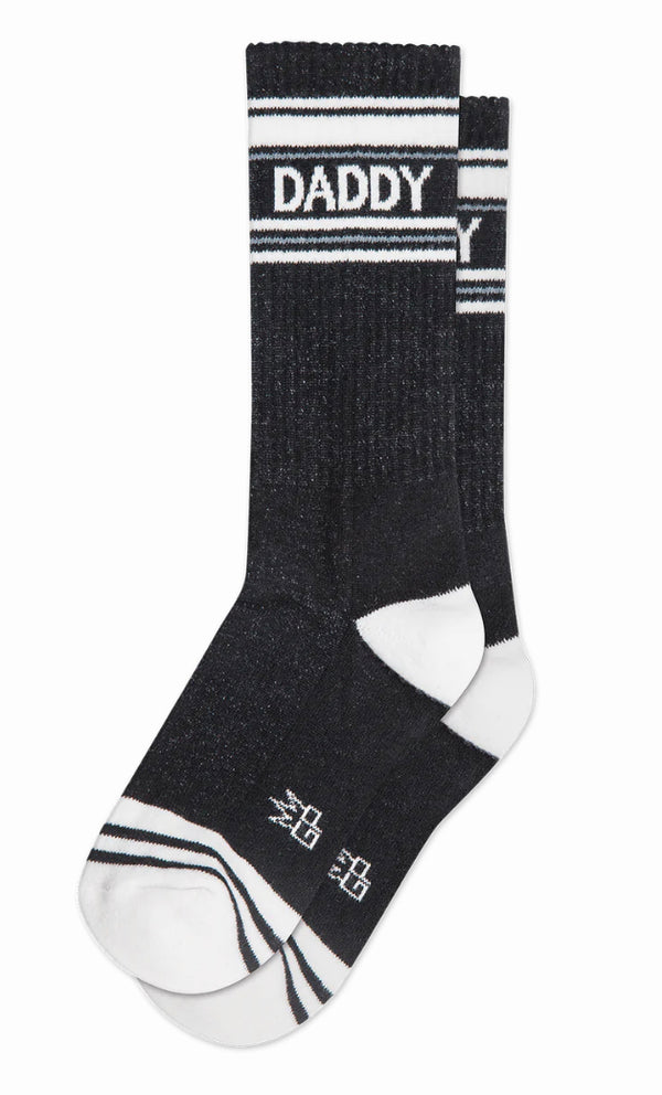 DADDY gym crew socks - Jilly's Socks 'n Such