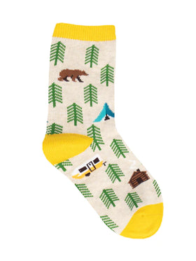 Kids “Bear in the Woods” Socks