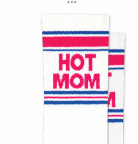 HOT MOM gym crew socks