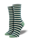 Women’s “Sailor Stripe Roll Top” socks - Jilly's Socks 'n Such