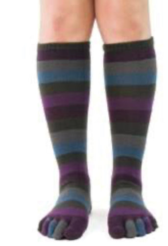 Women’s Toe Socks Peacock - Jilly's Socks 'n Such