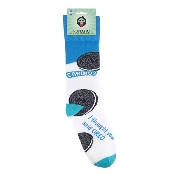 “Cardio? Oreo” Socks - One Size - Jilly's Socks 'n Such