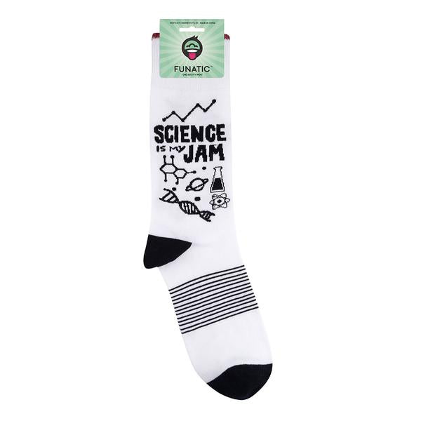 “Science Is My Jam” Socks - One Size - Jilly's Socks 'n Such