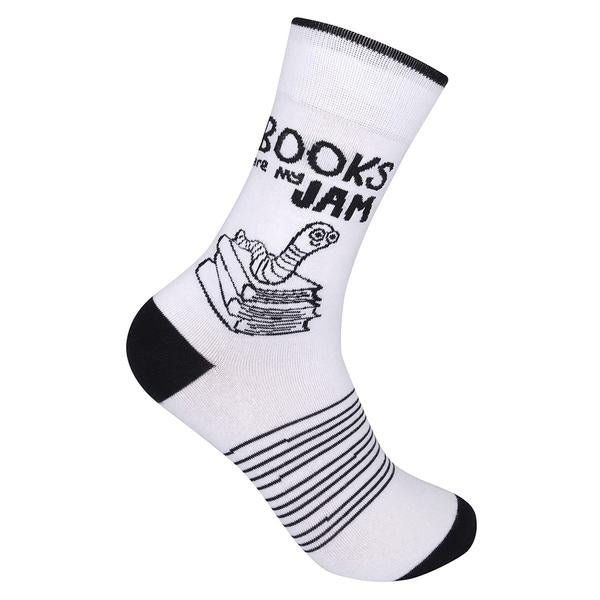 Books Are My Jam Socks - One Size - Jilly's Socks 'n Such