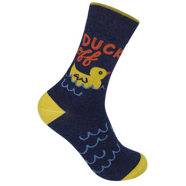 “Duck Off” Socks - One Size - Jilly's Socks 'n Such