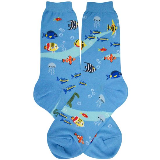 Women’s Aquarium Socks - Jilly's Socks 'n Such