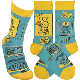 “These Are My Working From Home Socks” Sock. - One Size