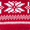 Red knit snowflake  Scarf
