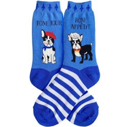 Bone jour  Women’s French Bulldog Socks