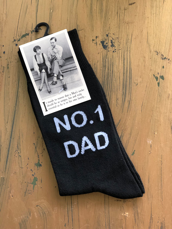 Men’s Number One Dad Socks - Jilly's Socks 'n Such