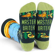 Men’s “Master Baiter” fishing socks