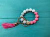 Silicone Bead Bangle Key Chain - Jilly's Socks 'n Such