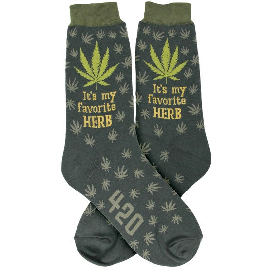 Women's Weed Favorite Herb Socks - Jilly's Socks 'n Such