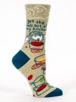 Women’s “Get The Hell Out Of My Kitchen” Socks - Jilly's Socks 'n Such