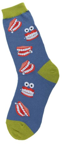 Women’s Chatter Teeth Socks - Jilly's Socks 'n Such