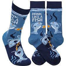 “Drink Like a Fish” Socks - One Size