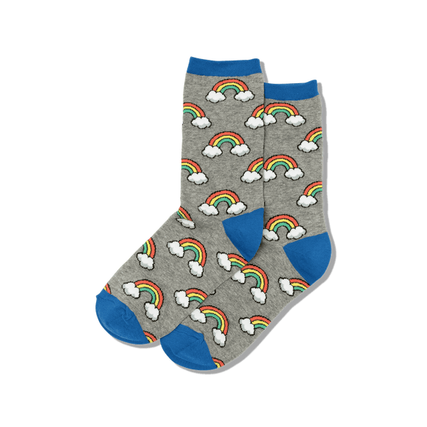 HotSox Women’s Rainbow Cloud Socks - Jilly's Socks 'n Such