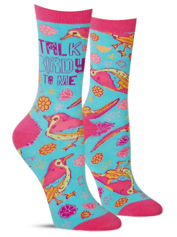 Women’s “Talk Birdie To Me” Socks - Jilly's Socks 'n Such