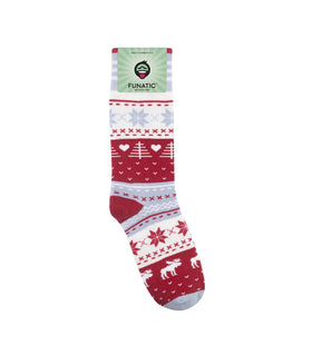 Christmas Moose Socks - One Size.