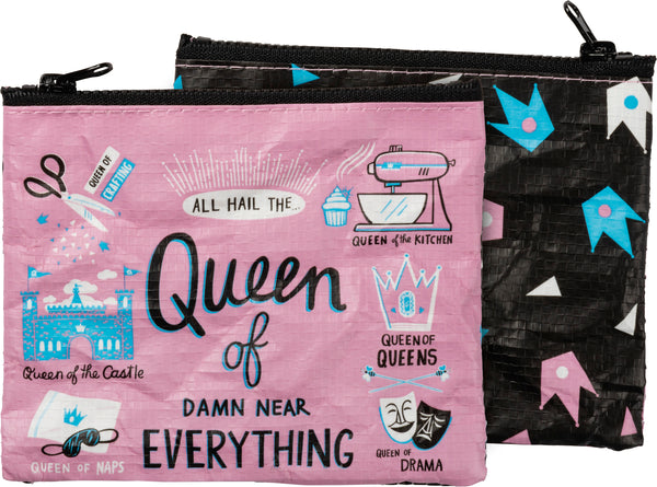 Queen Of Everything Coin Purse - Jilly's Socks 'n Such