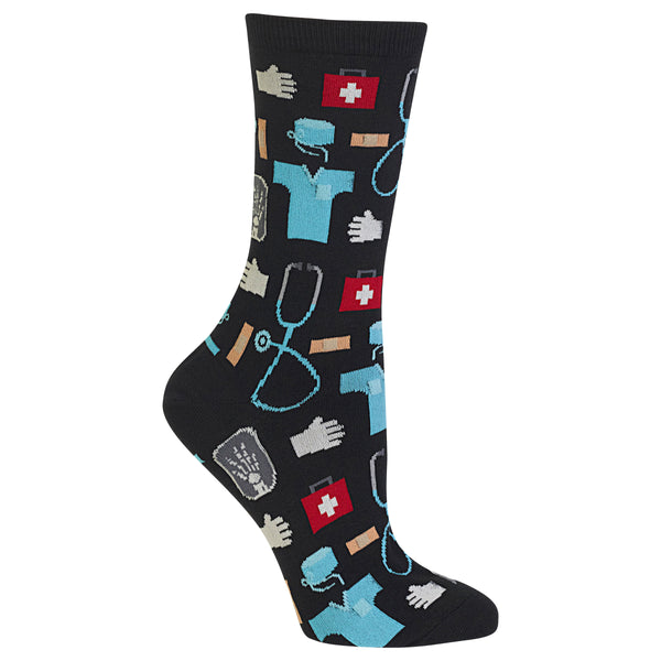 Women’s Black Medical Socks - Jilly's Socks 'n Such