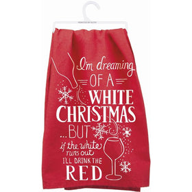 “I’m dreaming of a White Christmas” Kitchen Towel
