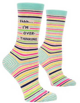 Women’s “I’m Overthinking” Socks