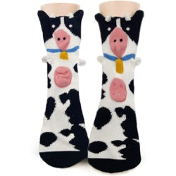 Women’s 3D Cow Socks - Jilly's Socks 'n Such