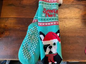 Santa Paws, Santa dog slipper socks